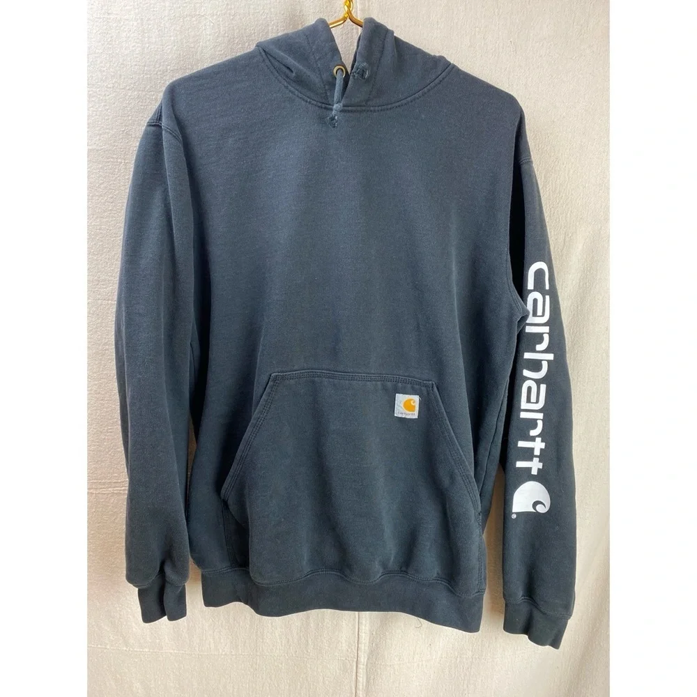 Carhartt Men's Black Pullover Hoodie k288